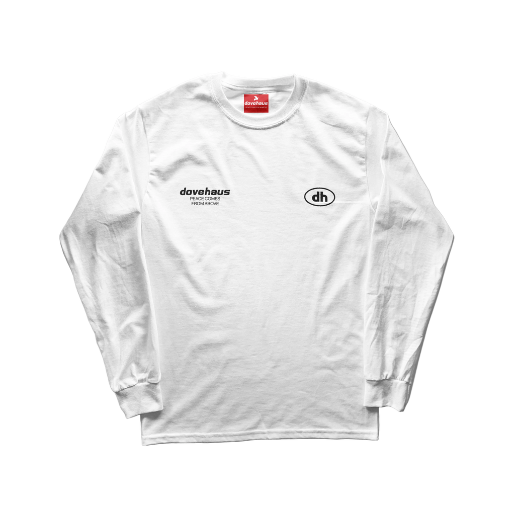 Peace Comes From Above White Long Sleeve