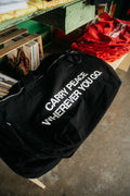 Carry Peace Wherever You Go Zip Tote